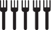 5 Forks