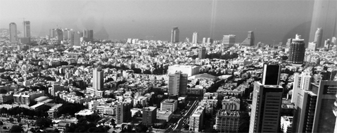 Tel Aviv from the City Lookout Point of Azrieli 